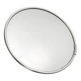 Espelho Convexo De 50 Cm De Diâmetro Acabamento Em Alumínio