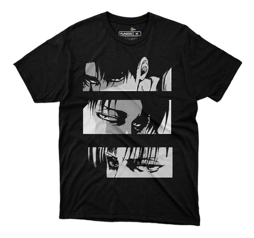 Playera Attack On Titan Levi Eyes Shingeki No Kyojin Anime