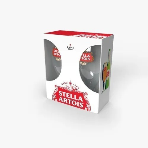 2 Copas Stella Artois X 330 Ml