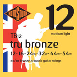 Encordado Para Guitarra Acustica Rotosound Tb12 - 12 / 54