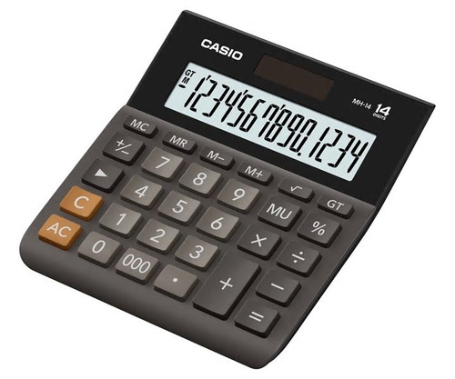 Mh-14-bk - Calculadora Casio De Escritorio 14 Digit