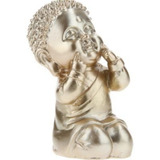 Estatua Buda Bebé Dorado ( Resina) 15cm