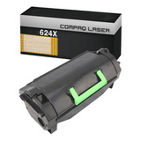 Toner 624x 62dbx00 P/ Uso Lexmark Mx710 Mx711 Mx812 Mx810