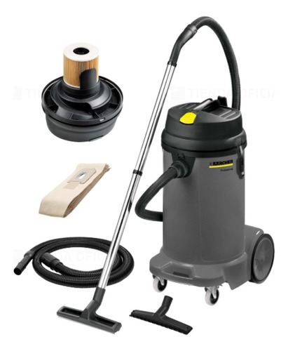 Aspiradora Industrial Karcher Seco Y Líquidos Nt 48/1 Color Gris Oscuro