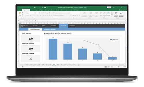 Planilha De Gestão De Projetos Ágeis Scrum
