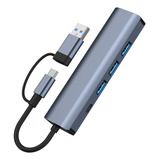 Adaptador Usb 3.0 Tipo C A Ethernet Hub Multipuerto Usb Para