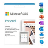 Microsoft Personal 365 Office Word Excel Outlook Power Point