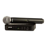 Microfone Shure Blx24br/sm58-j10 Sistema Sem Fio