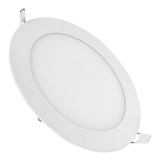 Pack 10 Panel Plafon Led Embutido Redondo 12w 