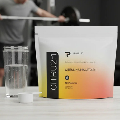 Citrulina Malato Pura En Polvo Suplemento Primetech Citru2:1, 500 Gr 167 Porciones Sin Sabor, Mayor Oxigenación Y Resistencia 2 Partes De L Citrulina Y 1 Parte Ácido Málico, La Combinación Ideal | MercadoLibre
