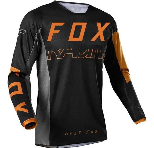 Jersey Fox Racing -black Motocross Mtb Enduro Atv