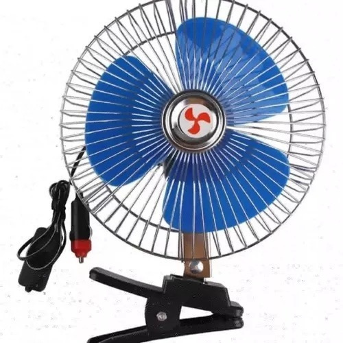 Ventilador Para Auto Ventilador Automovil 24v Oscilante 18cm