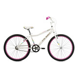 Mountain Bike Masculina Olmo Mint R24 M 1v Frenos V-brakes Color Blanco/rosa Con Pie De Apoyo  