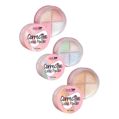 3 Pack - Corrector Pink Up - Corrective Loose Powder Tono 3 Pack Neutral Warm Cold | Envío gratis