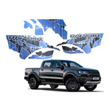 Sticker Tipo Raptor Para Ford Ranger 12-21  Auto Adhesivo 