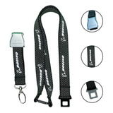 Lanyard Portagaffete Carbon - Boeing Cinturón