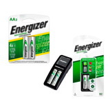 Cargador De Pilas Aa Aaa Energizer Mini 4 Recargables Combo