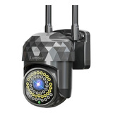 Cámara De Seguridad  Lumoku Cámara De Videovigilancia Wireless Con Resolución De 2mp Visión Nocturna Incluida Negra