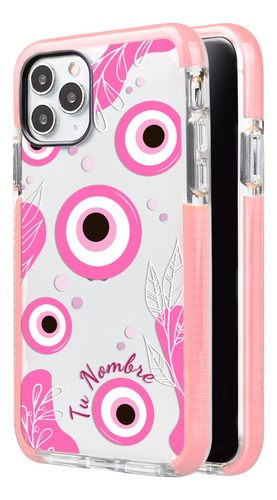 Funda Para iPhone Ojo Turco Nazar Rosa Personalizado Nombre