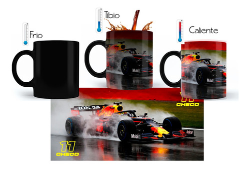 Taza Magica Sergio Perez, Checo Perez Modelo 12