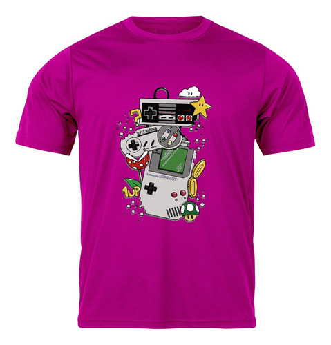 Camiseta Joysticks Video Games Retro Nin Style Nerd Unissex