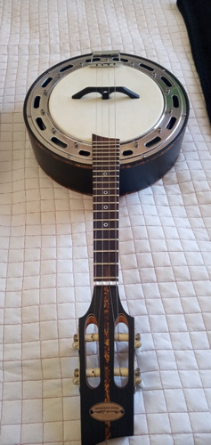 Banjo Marcelo Luthier Cx 8  Acompanha Case 