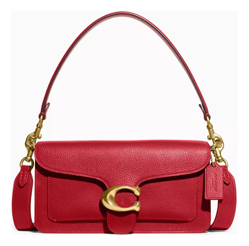 Bolso Coach Rojo Auténtico Tabby Shoulder 26 100% Original 