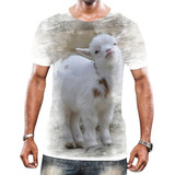 Camisa Camiseta Animais Da Fazenda Cabra Cabrito Bode Hd 3