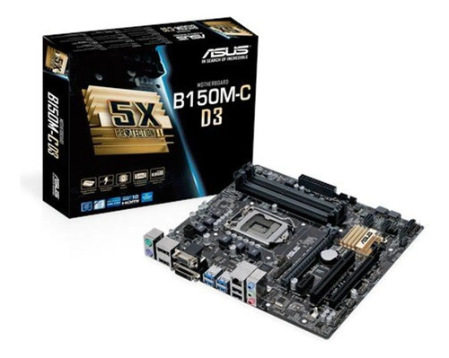 Placa Mãe Asus B150m-c D3/br + Processador Intel I7 Dh67bl 