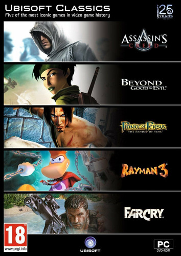 Set De 5 Juegos En 1 Assassins Creed, Beyond Good & Evil,