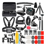 Kit De Accesorios De Cámara Para Gopro 8 10 11 12 Black Sjca