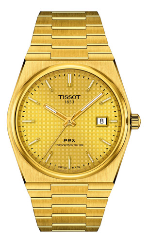 Reloj Tissot Prx Powermatic Dorado 40mm