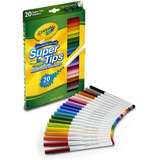 Crayola Super Tips Caja De 20 Marcadores Envío Ya!