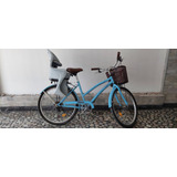 Bicicleta Olmo Amelie Con Silla Para Niños