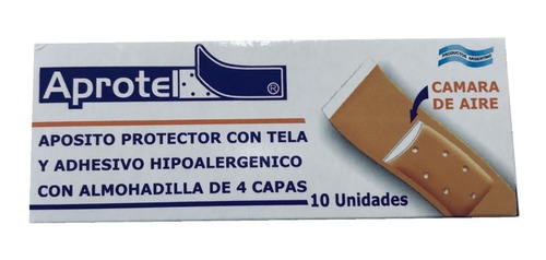 Caja Pack De Apósitos Adhesivo Tipo Curitas  - 10 Unidades -