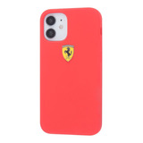 Funda Case Protector De Ferrari Silicone Rojo Para iPhone 11