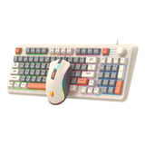 Free Wolf K820 Kit Teclado Y Mouse, Teclado Gamer Con