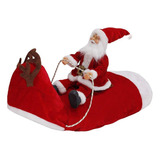 Disfraz Navidad For Perros Santa Claus Montar Mascotas