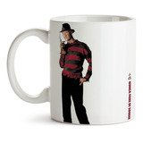 Caneca Freddy Krueger Porcelana + Caixa Presente Promoção