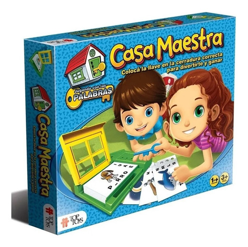 Juego De Mesa Casa Maestra Mis Primera Palabras Top Toys