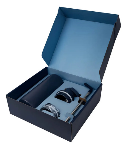 Set Termo Acero Inoxidable Popote 600ml 2drink Dacio | Meses sin interés