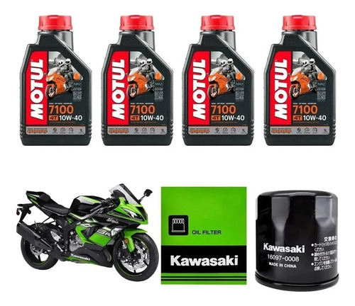 Kit Service Z1000 Filtro Original + Aceite Motul 7100 