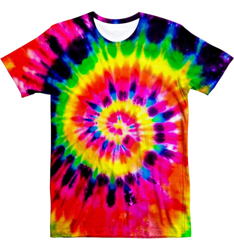 Losturban Camisa Unisex Rainbow Tie Dye Para Hombres Y Mujer