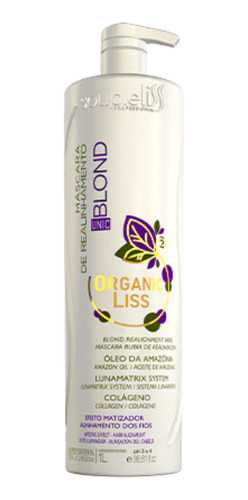 Ativo Progressiva Organic Liss Blond 1l Soupleliss