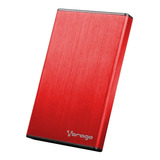 Case Para Disco Duro 2.5 Hdd Sata Usb 3.0 Vorago Hdd201 Rojo