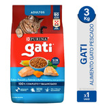 Alimento Gatos Purina Gati Adultos Pescado Y Proteinas