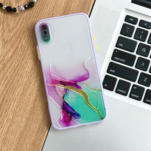 Funda Marmol Pintura Para iPhone XS Max 