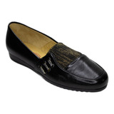 Zapato Mujer Piel Negro Confortante - Manolo 200x