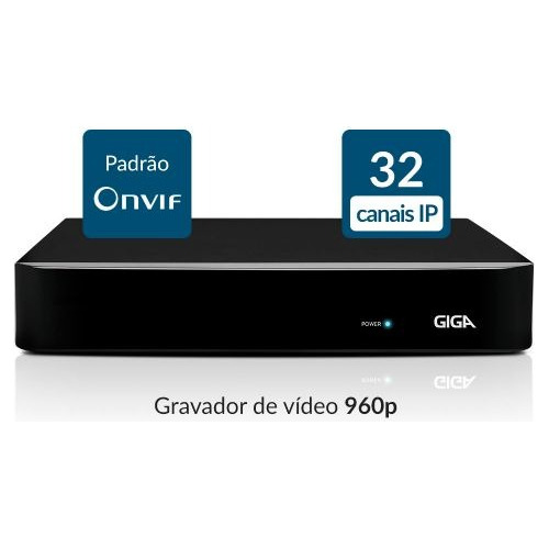 Dvr Nvr 32 Canais Giga Gs32nvr 32ch 2mp / 25ch 5mp Ou 8ch 4k