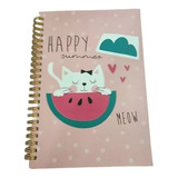 Cuaderno A5 Gatito Love Kawaii